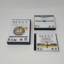 Myst PC Game Lot 10th Anniversary Myst Uru and Myst V End of Ages - £25.83 GBP