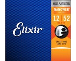 Elixir Strings Electric Guitar Strings w NANOWEB Coating, Heavy (.012-.052) - $23.99