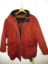 Banana Republic Women&#39;s jacket / Parka Large red - FREE SHIP! - $27.71