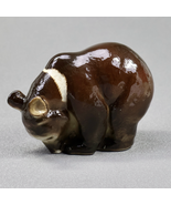 Lomonosov Brown Bear Figurine Made in USSR Vintage Porcelain - $371.13 MXN