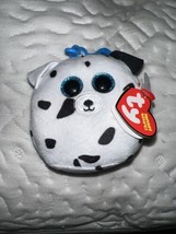 TY Mini Beanie Squish-A-Boos Plush - FETCH the Dalmatian Dog (3 inch) Key Clip - $9.50