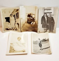 Real Photo Small Town Maine Lot of 5 1940-1953 Rural Farm Life Small Size - £21.46 GBP