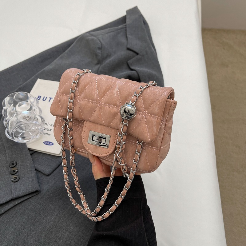 Simple Fashion Personality Small Square Bag Underarm Bag 2024 Spring Elegant Jo