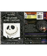 NIGHTMARE BEFORE CHRISTMAS COLLECTOR&#39;S EDITION DVD TIM BURTON DISNEY VID... - $9.95