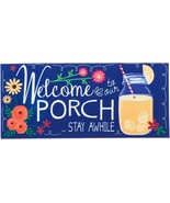 Evergreen Flag Welcome Home Summer Porch Sassafras Switch Mat 22&quot; x 10&quot; - €18,74 EUR