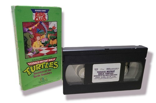 TMNT -Invasion Of The Turtle Snatchers VHS - Burger King Kids Club Rare Item image 5