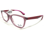 Ray-Ban Bambini Occhiali Montature RB1586 3777 Rosso Rosa Quadrato Compl... - $51.06