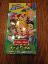 Fisher Price Little People Volume 1: Big Discoveries Vhs Tape - £12.56 GBP