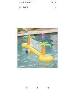Giant Inflatable Palm Tree Volleyball Net Set w/Ball-12 ft Long Extra La... - $376.79 MXN