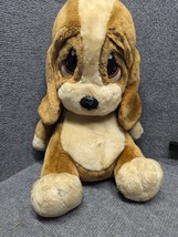 Applause 14&quot; Sad Sam Speaks Basset Hound Puppy Dog No Sound Stuffed Animal Plush - £23.93 GBP