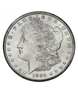 1884-CC Silver Morgan Dollar in Choice BU Condition, Excellent Eye Appeal - $7,934.05 MXN