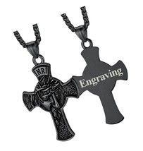 FaithHeart Christian Jewelry Jesus Pieces Cross Pendant for - $66.10