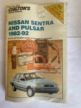 Nissan Sentra and Pulsar 1982-92 Chilton&#39;s Repair And Tune-Up Guide - $14.80
