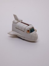 Vintage 1980s Tomy Space Shuttle Wind Up Moving Toy With Pop-out Astronaut - $7.53