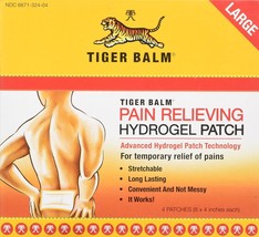 Tiger Balm Pain Relieving Patch Large 4 Each - £19.10 GBP