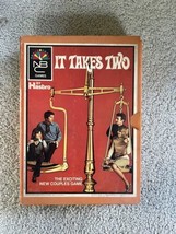 Vintage NBC Hasbro &quot;IT TAKES TWO&quot; 1969 Board Game - $19.80