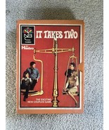 Vintage NBC Hasbro &quot;IT TAKES TWO&quot; 1969 Board Game - £15.80 GBP