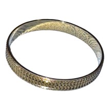 Vintage Crown Trifari Gold Tone Diamond Cut Bangle Bracelet 1955 Mark 1/... - $637.99 MXN