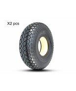 MSP X2pcs Solid Black Foam-filled Tires 4.00-5 330X100 13&quot;X4&quot; Mobility S... - $103.23 CAD