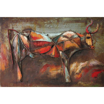 Empire Art Primo Mixed Media Sculpture - Bullish - £292.83 GBP