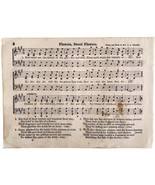 1865 Flowers Sweet Flowers Victorian Sheet Music Small Page Happy Voices... - $34.17 CAD
