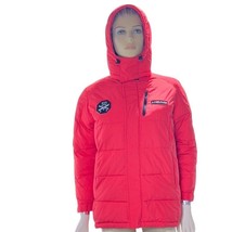 Head Ski Jacket Award Red Puffer Full Zip Hoodie Nylon Polyester Filled Kids Uni - £24.67 GBP