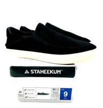 Staheekum Men Flipside Suede Memory Foam Casual Slip On Shoes - Black, US 9 - $20.79