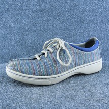 Dansko  Women Sneaker Shoes Blue Fabric Lace Up Size 38 Medium - £23.70 GBP