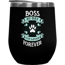 Boss Cat Lover Coffee &amp; Tea Gift Mug for Lady Boss, Manager Men &amp; Women - 12oz W - £21.39 GBP