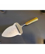 Vintage Vaughan Stainless Steel Cheese Slicer/Server - Green Handle -Mad... - $26.88 CAD