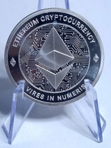 Ethereum 1 oz .999 Silver Commemorative Coin Decentralized Consensus Block - £28.45 GBP