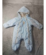 Layette USPA US Polo Association Hooded Bunting Embroidered Plaid Lining... - $12.78