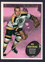 Boston Bruins Bob Armstrong 1961 Topps Hockey Card #13 ex - £5.39 GBP