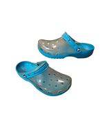 Crocs Classic Translucent Clogs Digital Aqua Teal 206908-4SL NWT Women's... - $29.40