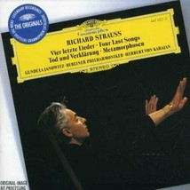 Strauss Four 4 Last Songs Metamorphosen Janowitz Von Karajan Berliner Orch Dgg - $8.99