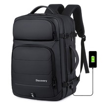 Customizable 40L Large Capacity Expandable BackpaUSB Charging 17 inch Laptop Bag - £76.19 GBP