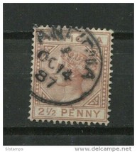 Antigua 1882-6 SC 13 Used Queen Victoria Cv $67.50 - £23.27 GBP