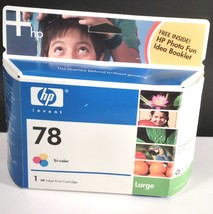 Genuine HP 78 Large Tri-Color Ink Cartridge C6654BN Sealed Exp 02/ 2005 - £6.12 GBP