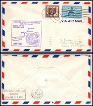 1953 US First Flight Cover - Dayton, Ohio to Columbus, Ohio O4 - £2.33 GBP