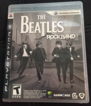 PS3 The Beatles Rock Band game Play Station 3 tested works with manual - £7.20 GBP