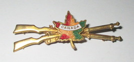 WWII Canada Home Front Crossed Rifles Home Front Pin - £3.92 GBP