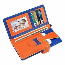 Reiko 2 Tone Super Wallet Case Snap Button &amp; Card Slots iPhone 6/6s - Orange Nav - £4.09 GBP