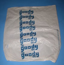 Sam Goody The Goody Bag Plastic Shopping Bag Vintage 15&quot; X 17&quot; - £11.72 GBP