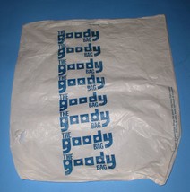 Sam Goody The Goody Bag Plastic Shopping Bag Vintage 15&quot; X 17&quot; - $14.99