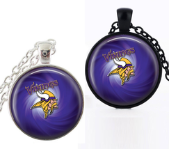 1 NFL Minnesota Vikings Bezel Pendant Necklace for Gift - £8.63 GBP