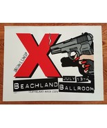 X Band Poster - Beachland Ballroom - Cleveland City July 13 - $126.06 CAD
