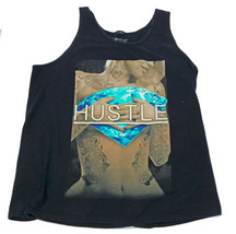 Hard Ten Hustle Black Tank Top Muscle Shirt US Large - $14.84