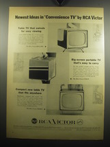 1957 RCA Victor Televisions Ad - Bellamy 17S604, Tilden 17S603 - £14.82 GBP