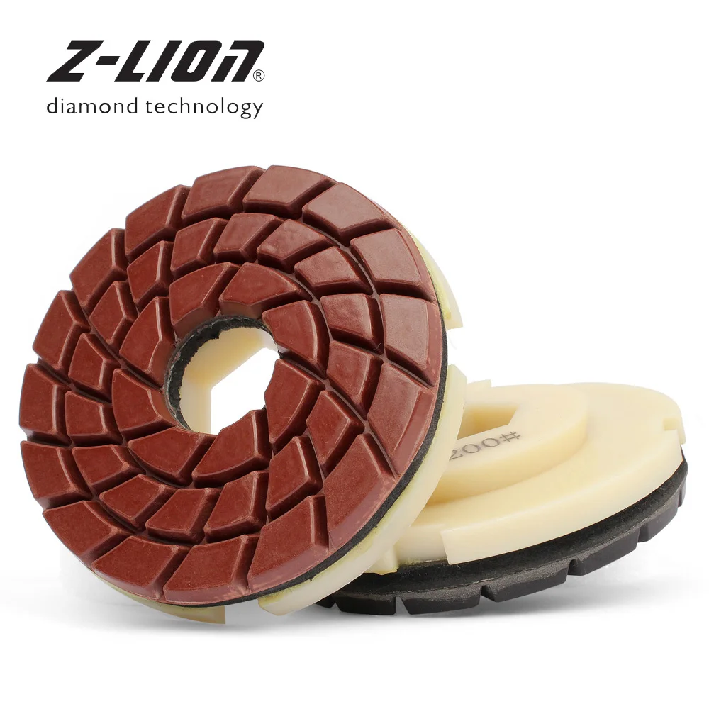 Z-LEAP 4&quot; Snail Lock Ee Polishing Pad 1piece  Grinding Disc Stone Marble Granite - £219.73 GBP
