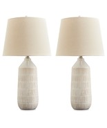 Willport - Off White - Ceramic Table Lamp (Set of 2) - $94.00